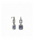 Pendientes de plata - 19318-W-A