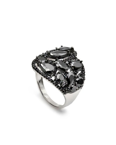 Anillo de plata - 16393-N-R