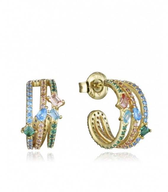 Pendientes de plata - 15121E100-39