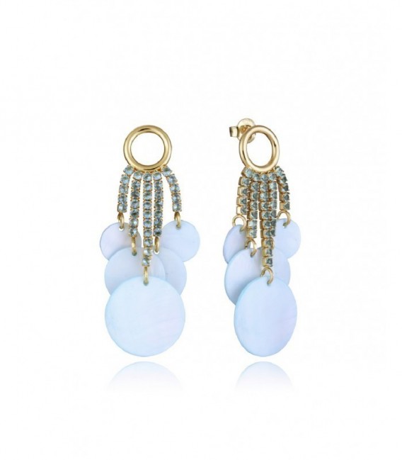 Pendientes de plata - 13192E100-93