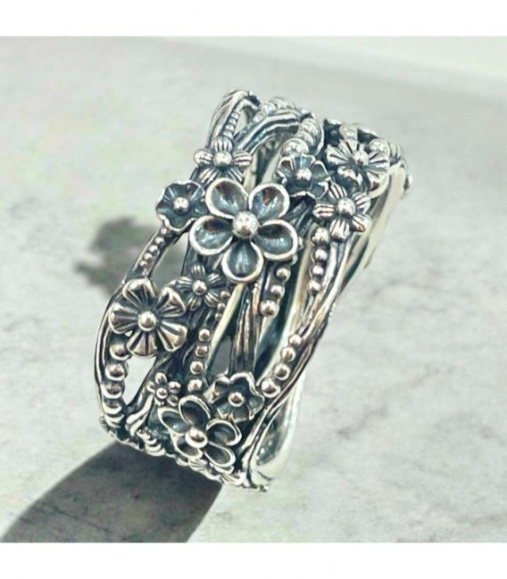Anillo de plata - S6808