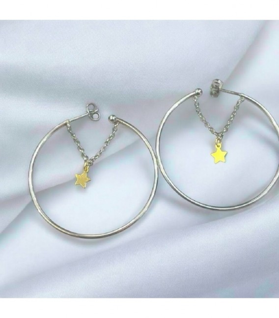Pendientes de plata - 144-CRI-P12C