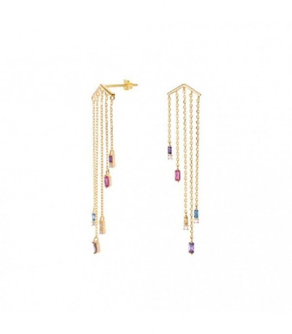 Pendientes de plata - 19405-R-A