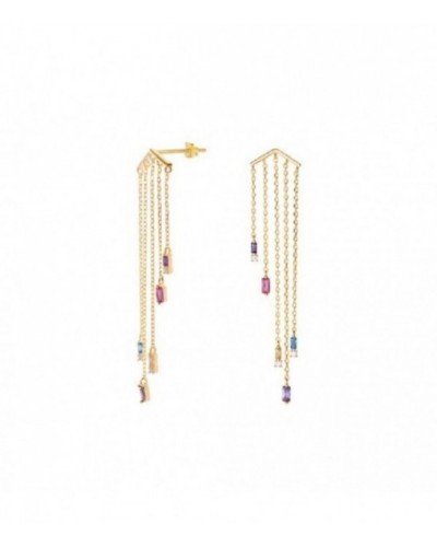 Pendientes de plata - 19405-R-A