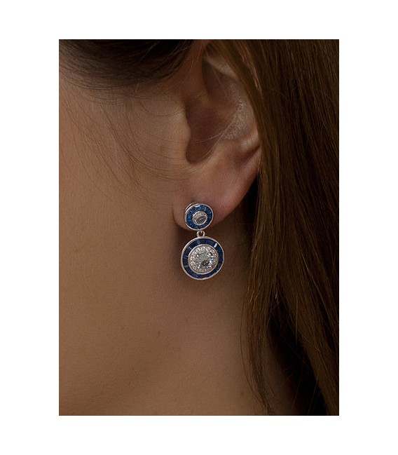 Pendientes de plata - 19800-B-A