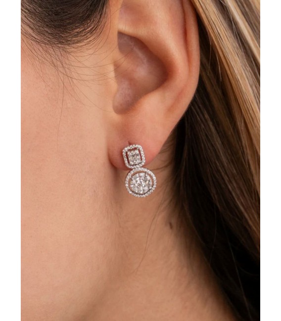 Pendientes de plata - 20068-A