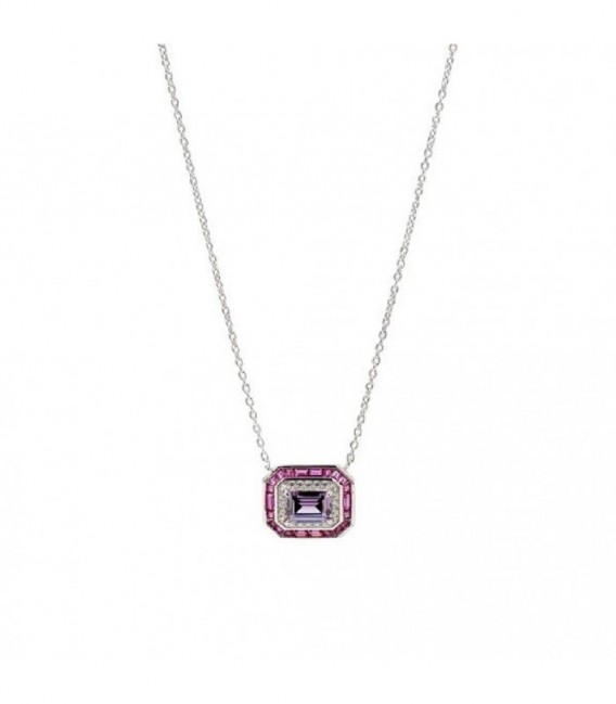 Collar de plata - 19799-R-PE