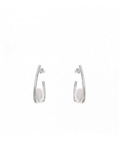 Pendientes de plata - 18474-W-A