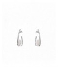 Pendientes de plata - 18474-W-A