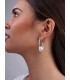 Pendientes de plata - 18474-W-A