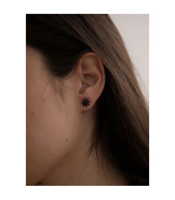 Pendientes de plata - 15530-N-A