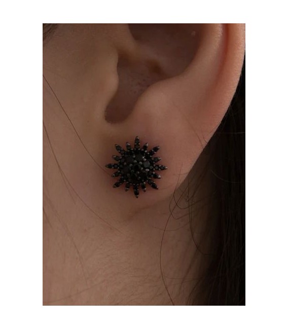 Pendientes de plata - 15526-N-A