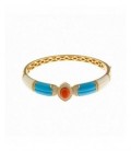 Pulsera de metal bañado en oro - 277PM006