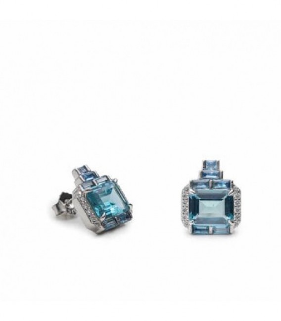 Pendientes de plata - 20679-V-A