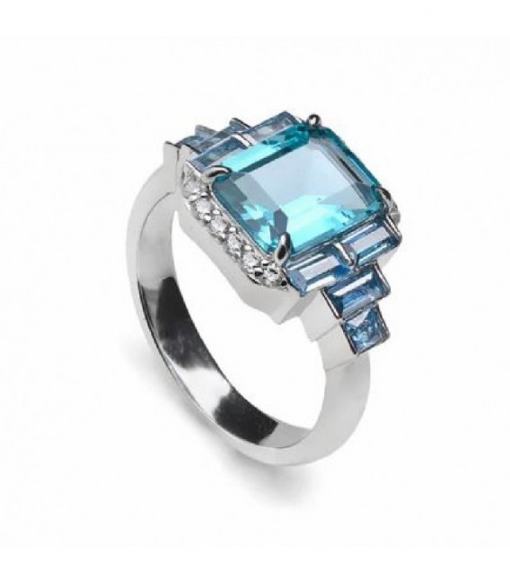 Anillo de plata - 20679-V-R
