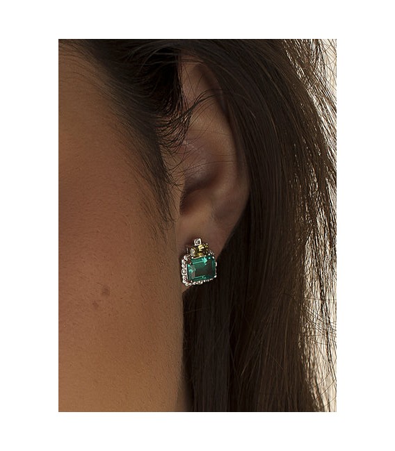 Pendientes de plata - 20680-V-A