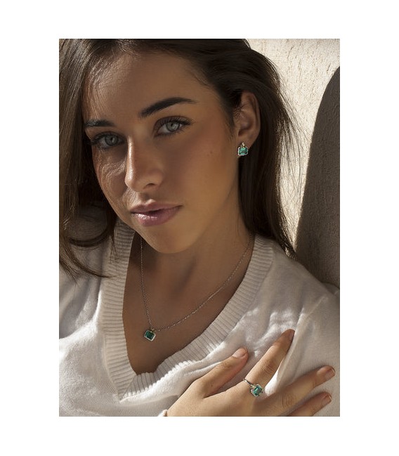 Pendientes de plata - 20680-V-A