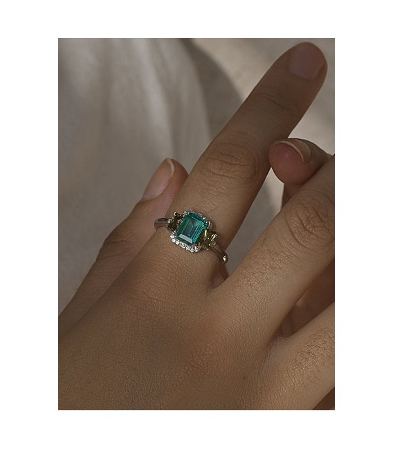 Anillo de plata - 20680-V-R