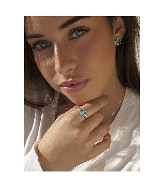 Anillo de plata - 20680-V-R