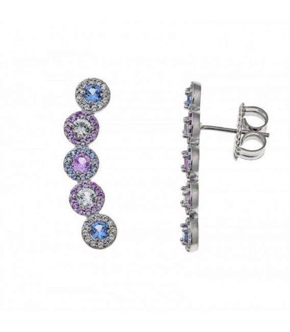 Pendientes Salvatore de plata - 136A0246