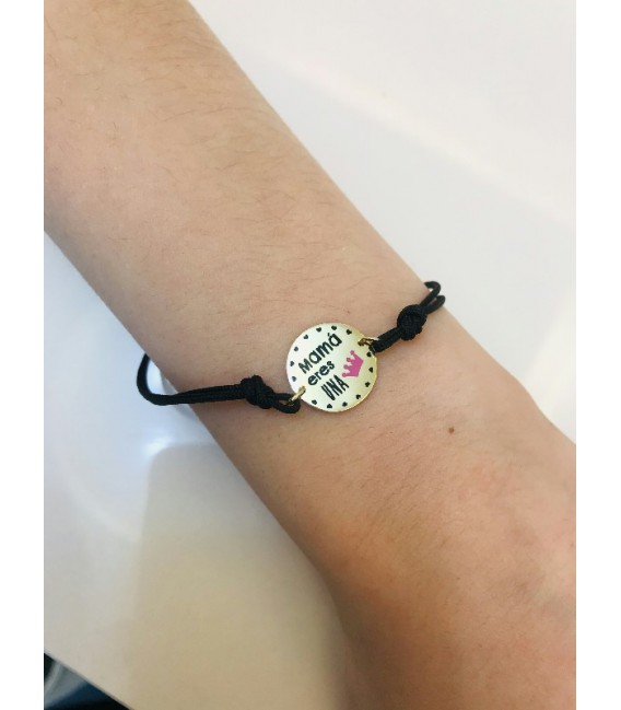 Pulsera plata mamá - 00675451