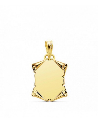 Colgante pergamino 18k -