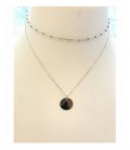 Gargantilla de plata de ley - 133-GAR-P799A