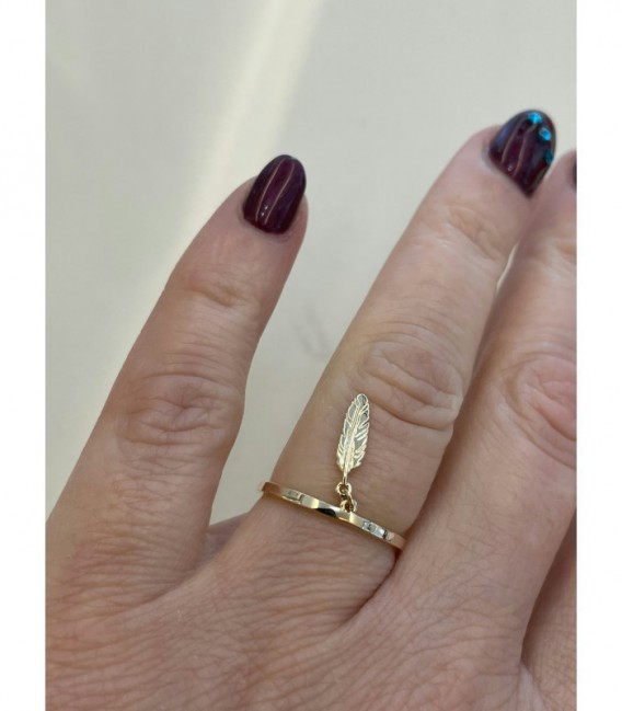 Anillo con baño de oro - 137738