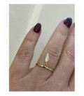 Anillo con baño de oro - 137738