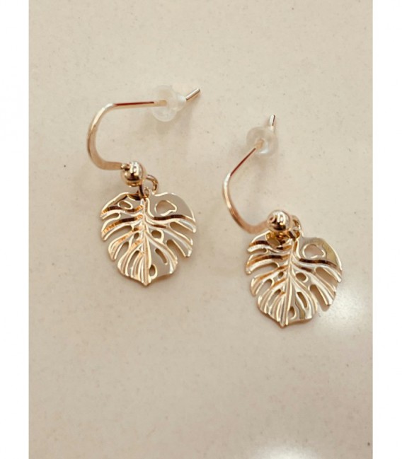 Pendientes con baño de oro - 135694