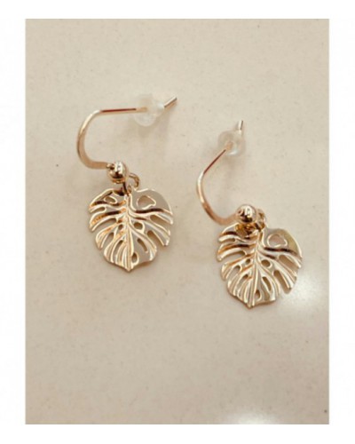 Pendientes con baño de oro - 135694