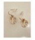 Pendientes con baño de oro - 135694