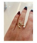 Anillo con baño de oro - 137688