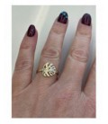 Anillo con baño de oro - 137685