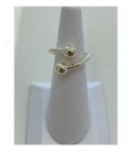 Anillo con baño de oro - 107686
