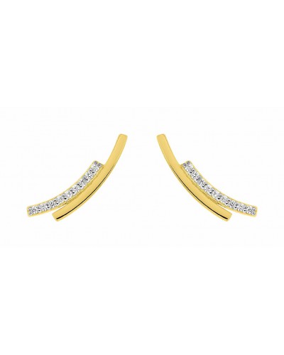 Pendientes chapados oro - BSWM04Z