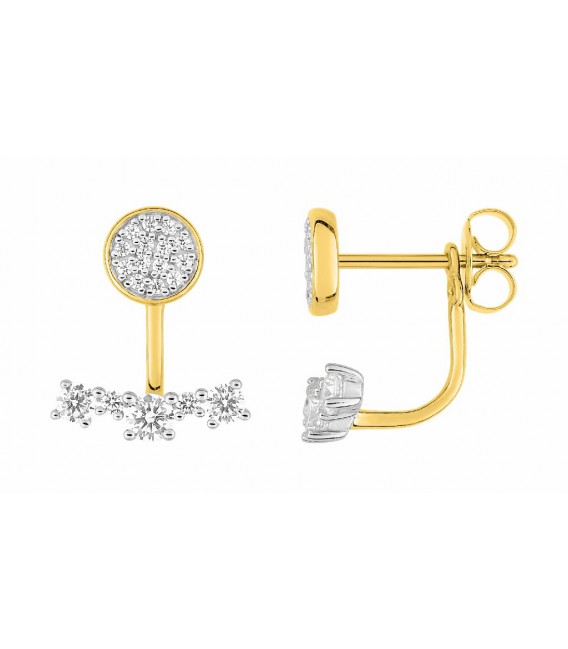 Pendientes chapados - BSWM08Z