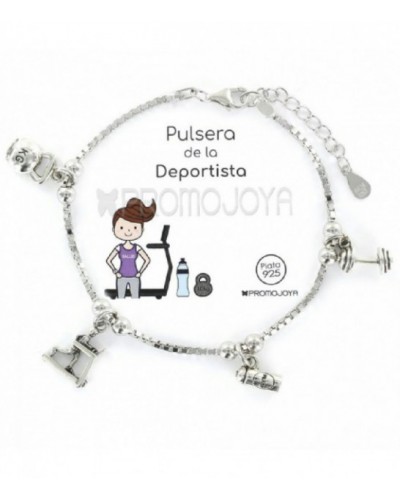 Pulsera de plata Deportista - 3456095