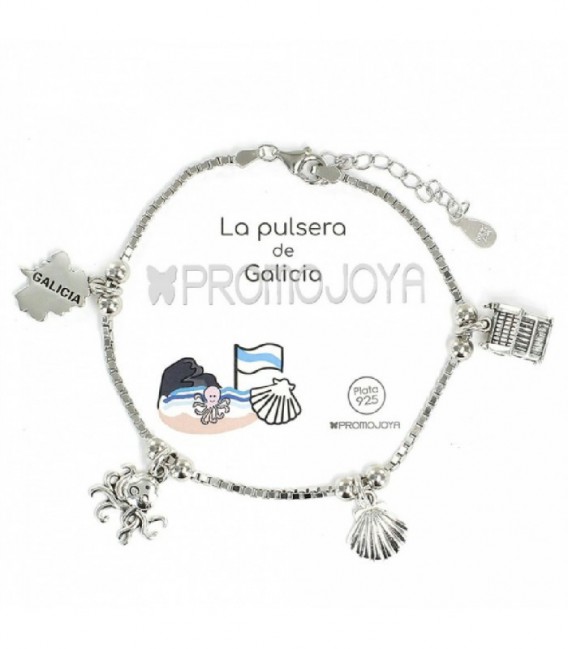 Pulsera de plata Galicia - 3453142
