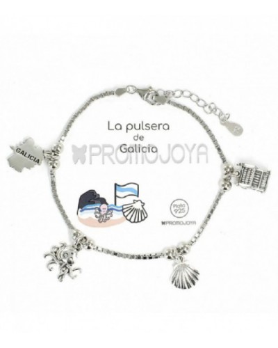 Pulsera de plata Galicia - 3453142