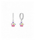 Pendientes de plata - D03001/BG