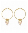 Pendientes de plata de ley - 256A0021