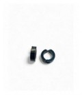 Pendientes de acero negro - 126-CRI-A2E